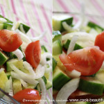 Летний салат с овощами